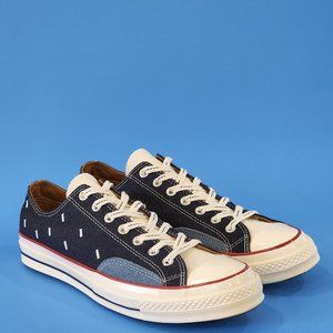 Converse Chuck 70 Low Ox Indigo Boro Midnight Navy Unisex Sneakers 171065C NWT